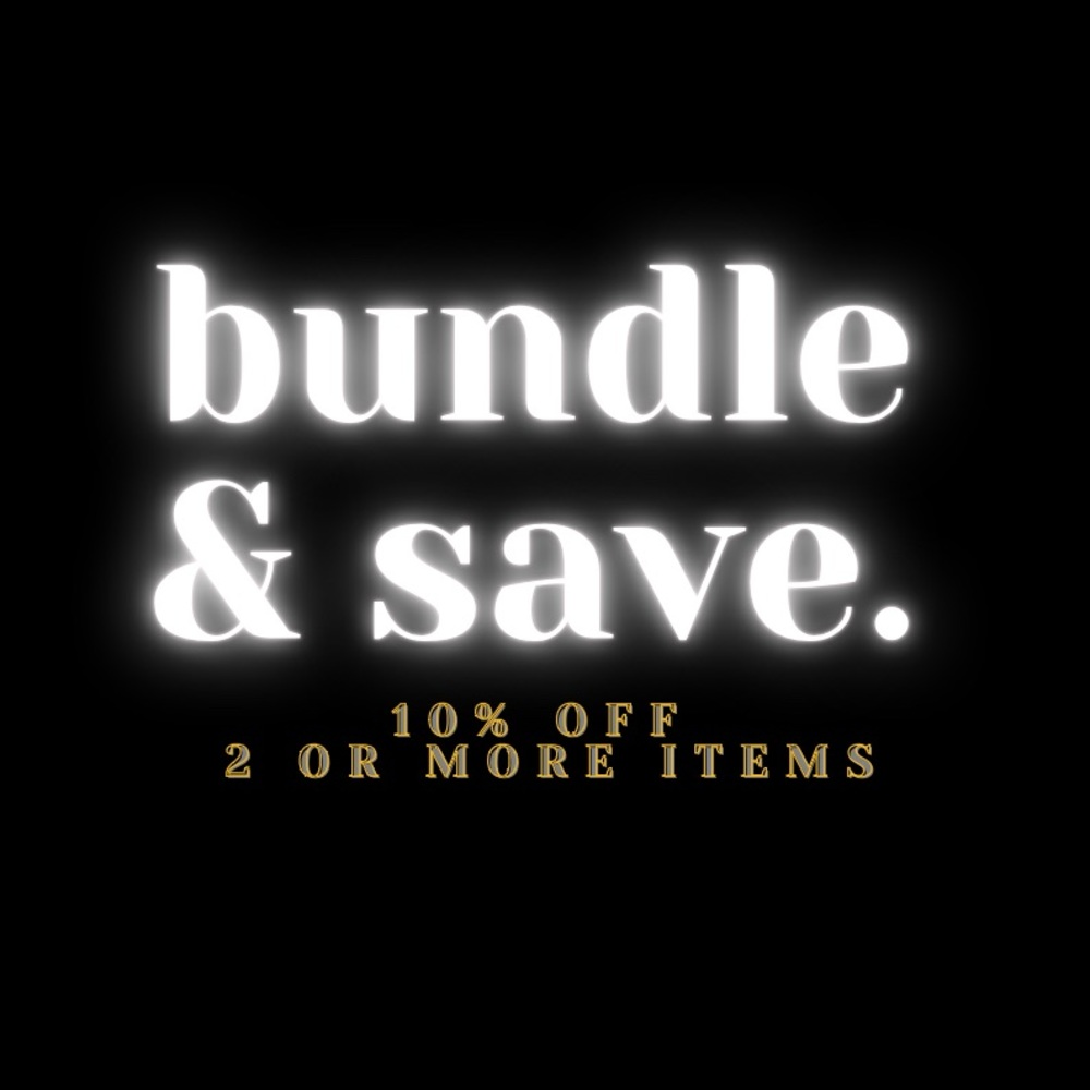 ✨BUNDLE & SAVE!✨10% OFF✨2 OR MORE ITEMS✨